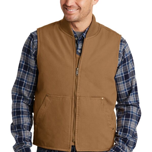 Washed Duck Cloth Vest Thumbnail
