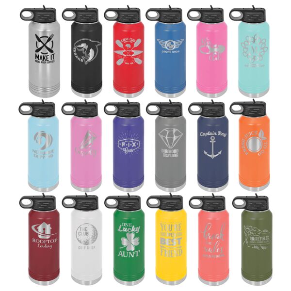 Premium Polar Camel 32oz Water Bottle - 12 Pack Thumbnail